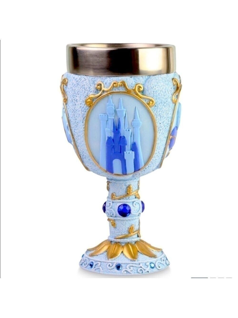 Disney Cinderella 70th Anniversary Goblet Cup Blue